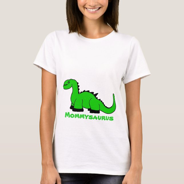T-shirt adulte Dinosaure personnalisé pour femmes  (Devant)