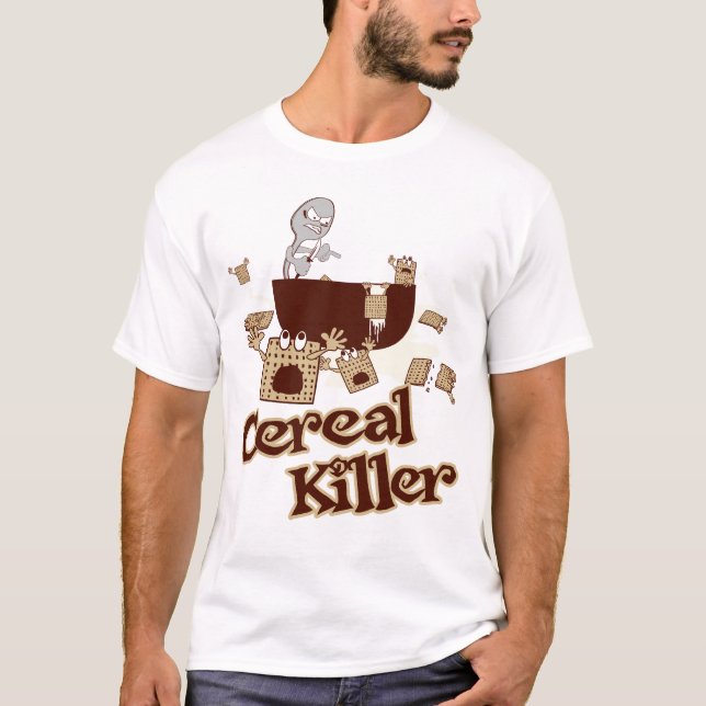 T-shirt Adulte du tueur $22,95 de céréale (un bon nombre (Devant)