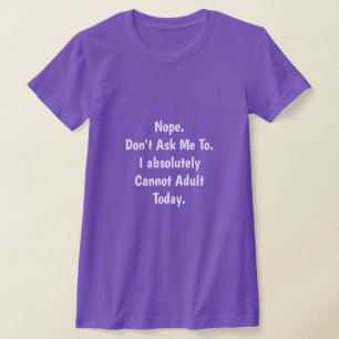 T-shirt adulte impossible