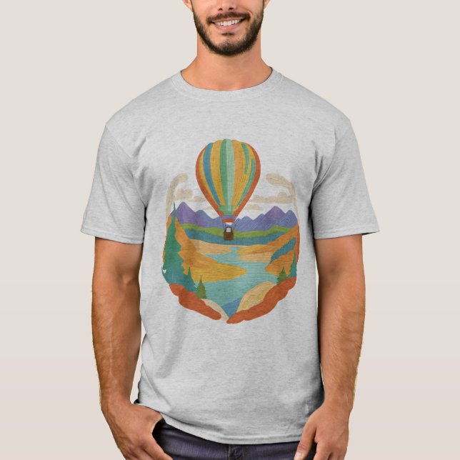 T-shirt Adventure Await - Découvrez le monde (Devant)