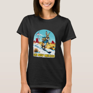T-shirt Adventure Await Ski Nouveau-Mexique Fun