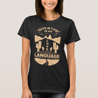 T-shirt Adventure is My Love Language  Camp Graphic Plus S