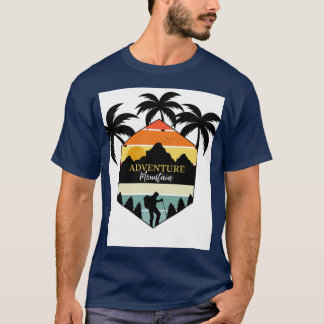 T-shirt Adventure Mountain Hiking and Outr Nature ee SEO D