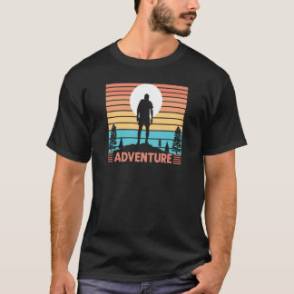 T-shirt Adventure Mountain & Lake Hiking & Exploring Man S