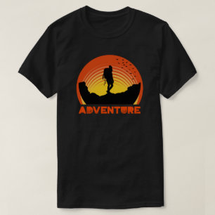 T-shirt Adventure Retro Summer Sunset