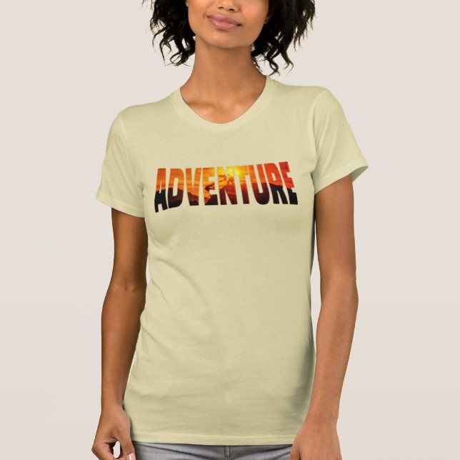 T-shirt Adventure Sunset (Devant)
