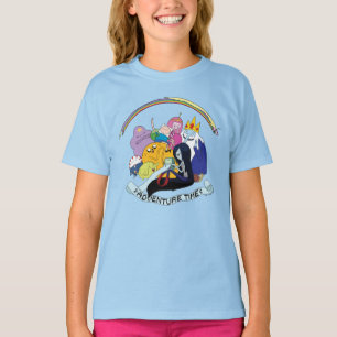 T-shirt Adventure Time BMO Group Graphic