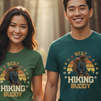 T-shirt Adventurous American Eng Hiker Wilderness Explorer