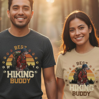 T-shirt Adventurous American Hairless Terrier Hiker 
