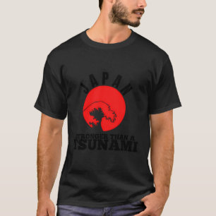 T-shirt AE-¥ AEoeMD Japon plus fort qu'un tsunami grande v