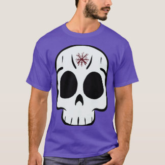 T-shirt Aegishjalmur du crâne