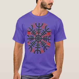 T-shirt Aegishjalmur La barre du Vieux Norse Awe Symbole V
