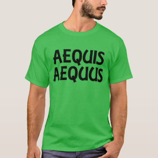T-shirt Aequis Aequuso le juste juste