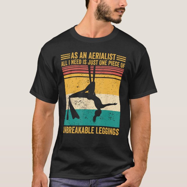 T-shirt Aérien De Soie Aérienne Un Pièce De Jambe Incassab (Devant)