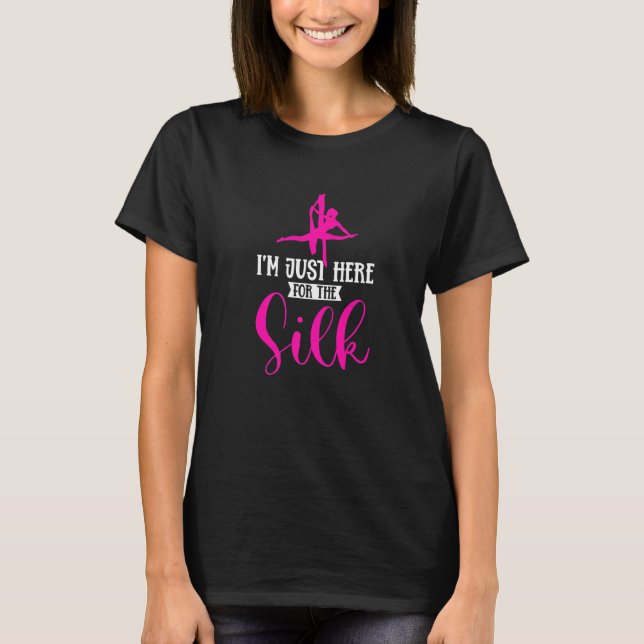 T-shirt Aérien Yoga Aérien de soie (Devant)