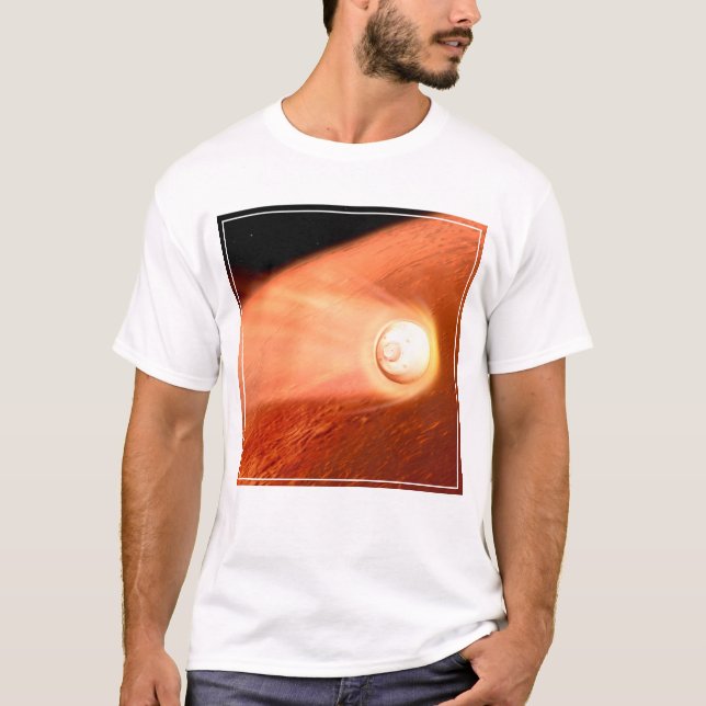 T-shirt Aérocoque Avec Perpersévérance Rover Descente Vers (Devant)