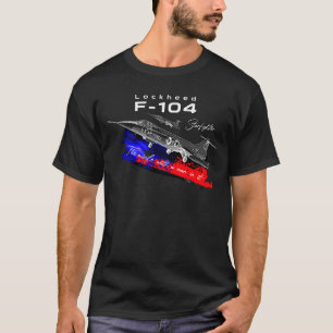 T-shirt Aéronef de chasse F-104 de Lockheed