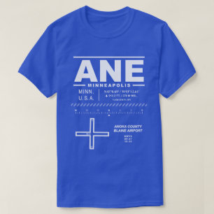 T-shirt Aéroport Anoka Comté de Blaine ANE
