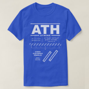 T-shirt Aéroport d'Athènes Eleftherios Venizelos ATH T-Shi