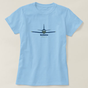 T-shirt Aéroport de Destination Atlanta Géorgie GA