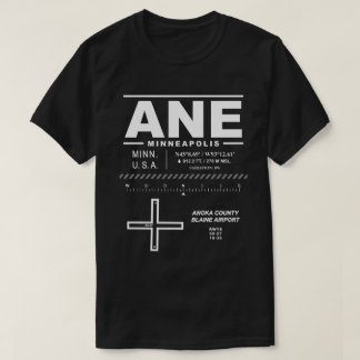 T-shirt Aéroport du comté d'Anoka Blaine ANE USAA