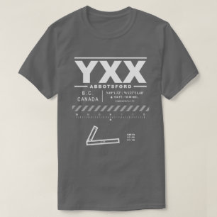 T-shirt Aéroport international d'Abbotsford YXX