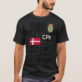 T-shirt Aéroport international de Copenhague Kastrup