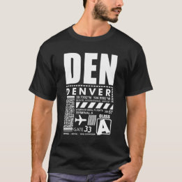 T-shirt Aéroport international de Denver