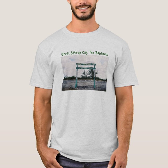 T-shirt Aéroport international de grand banc de sable (Devant)