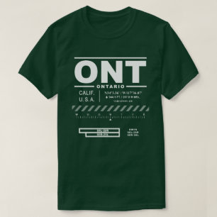 T-shirt Aéroport international de l'Ontario ONT