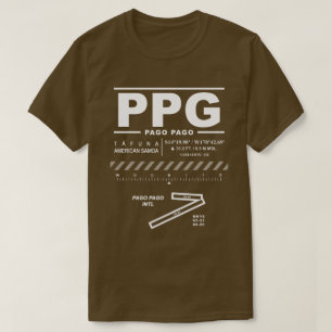 T-shirt Aéroport international de Pago Pago PPG