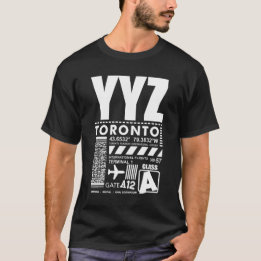 T-shirt Aéroport international Pearson de Toronto YYZ