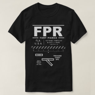 T-shirt Aéroport international Treasure Coast FPR USAA