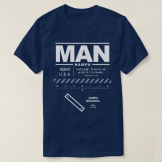 T-shirt Aéroport municipal de Nampa MAN