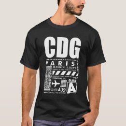 T-shirt Aéroport Paris Charles de Gaulle
