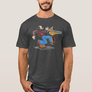 T-shirt Aerosmith Walkhis Way amis de la bande dessinée