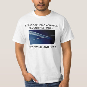 T-SHIRT AÉROSOL STRATOSPHÉRIQUE GEOENGINEERING .....