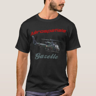 T-shirt Aérospatiale gazelle hélicoptère sa 341 gazelle sa