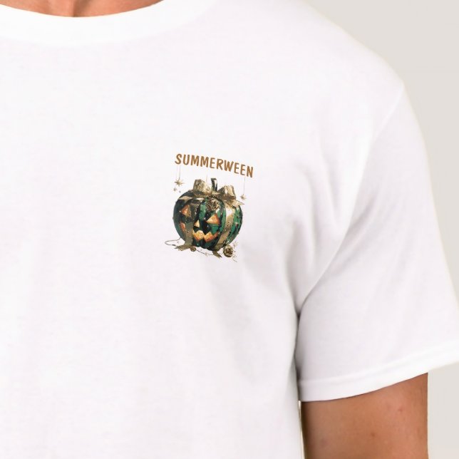 T-shirt Aesthetic Summerween Spooky Jack O'Lantern (Créateur téléchargé)