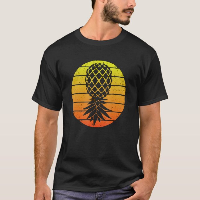 T-shirt Aesthétique à l'envers de l'ananas - Swinning (Devant)
