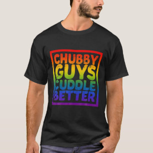T-shirt AETICON Chubby Les gars Cuddle Better LGBT Gay Bea