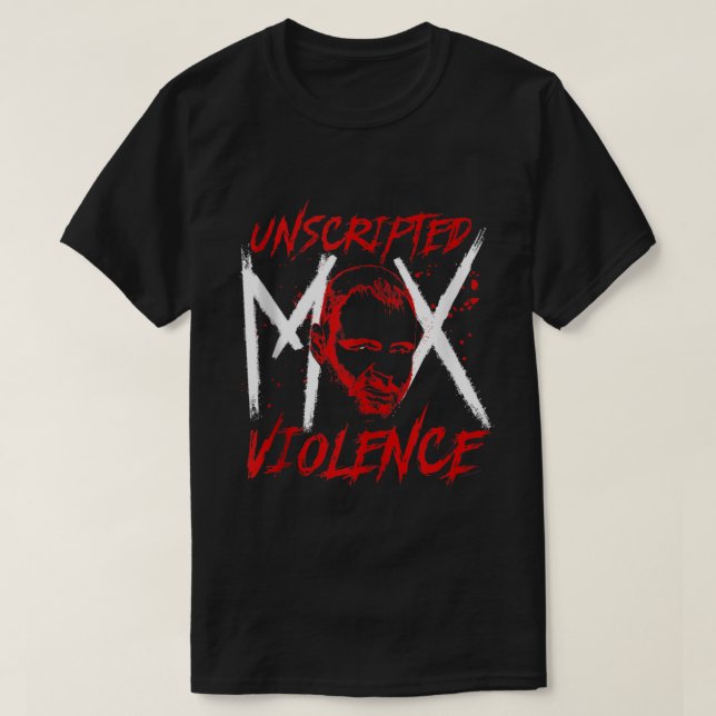 T-shirt AEW Jon Moxley Débardeur de violence non scripté34 (Design devant)