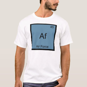 T-shirt Af - Chimie militaire de l'armée de l'air Symbole