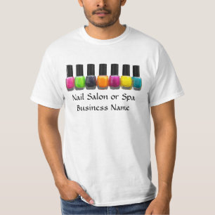 T-shirt Affaires de salon d'ongle, bouteilles polonaises