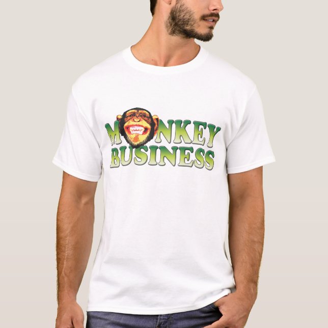 T-shirt Affaires de singe (Devant)