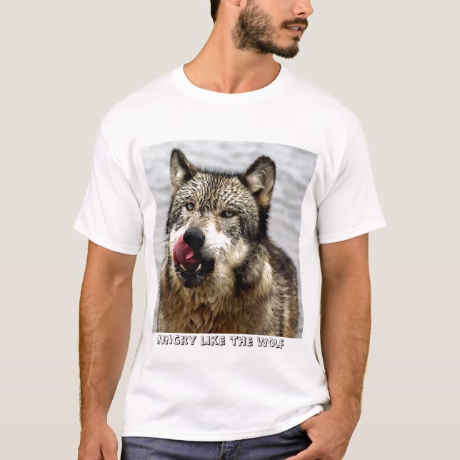 T-shirt Affamé comme le loup (Devant)