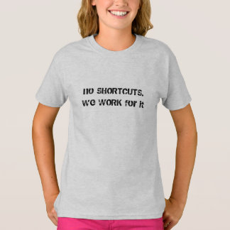 T-shirt Affecter les enfants "Travailler" Tee