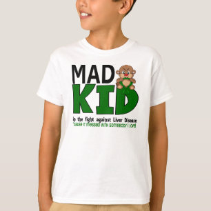 T-shirt Affection hépatique folle d'enfant
