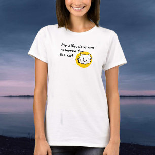 T-shirt Affections Réservées au Chat