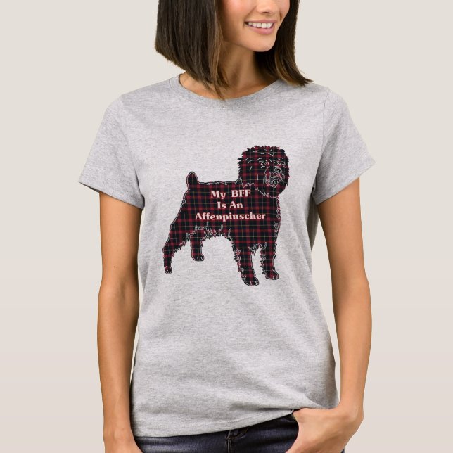 T-shirt Affenpinscher BFF (Devant)